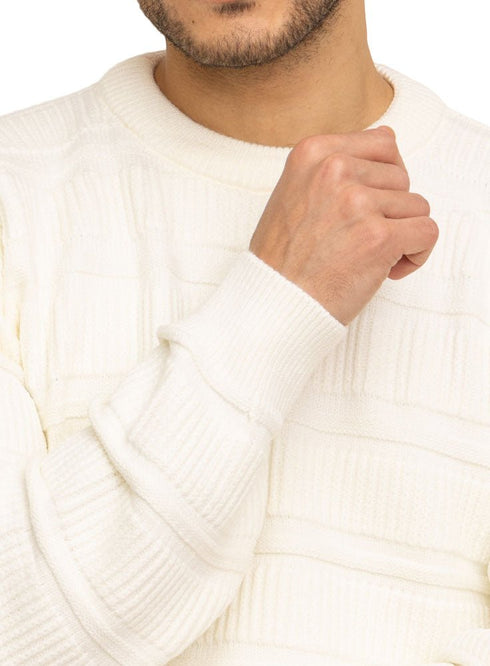 Off white - Design p2298 PF - Round Pullover - Khotwh